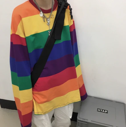 T Shirt Arc-en-ciel Rayé 5 T Shirt Arc-en-ciel Rayé – Image 5