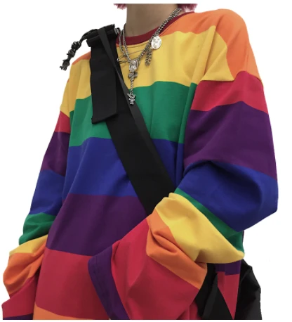 T Shirt Arc-en-ciel Rayé 9 T Shirt Arc-en-ciel Rayé – Image 9